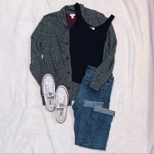 Cat & Jack Kid’s Gray Button-Up Cardigan | Target
